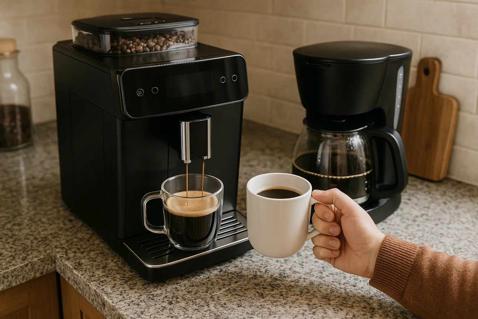 Machine à café à grains ou cafetière à filtre ? — Diversité des Fonctions : Quand la Technologie Fait la Différence