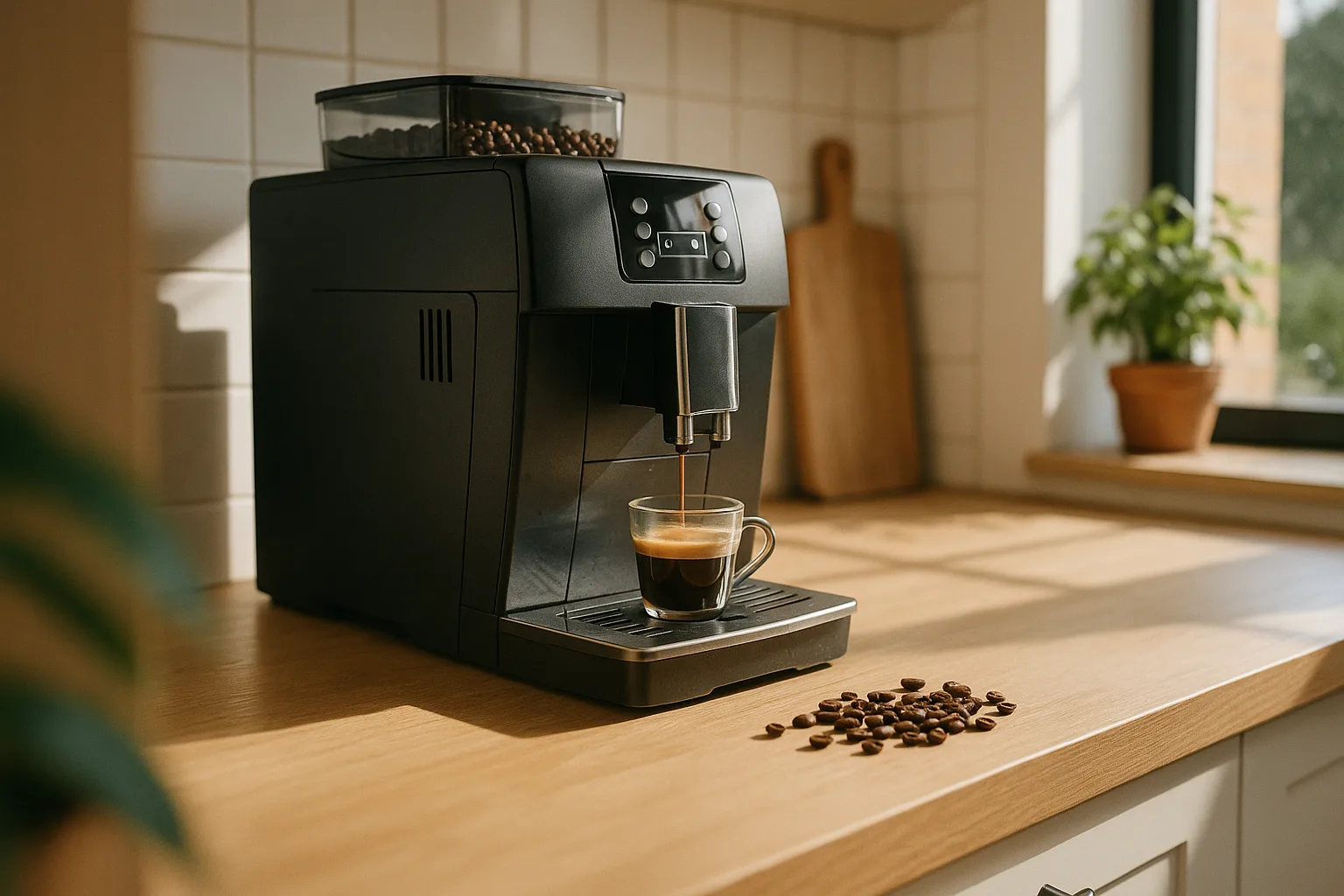 Machine à café à grains avec panneau de commande intuitif : pour qui ? — Les familles aux goûts variés