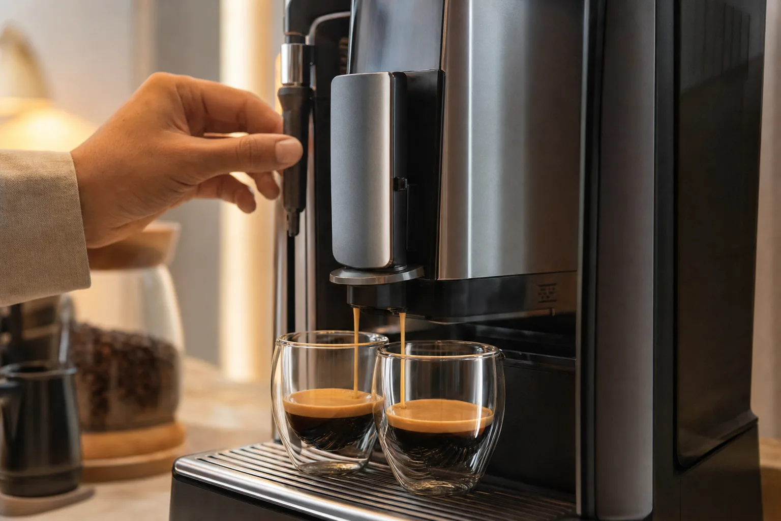 Machine à café à grains 2 tasses simultanées — Optimiser l'Utilisation d'une Machine à Café à Grains pour Deux Tasses Simultanées