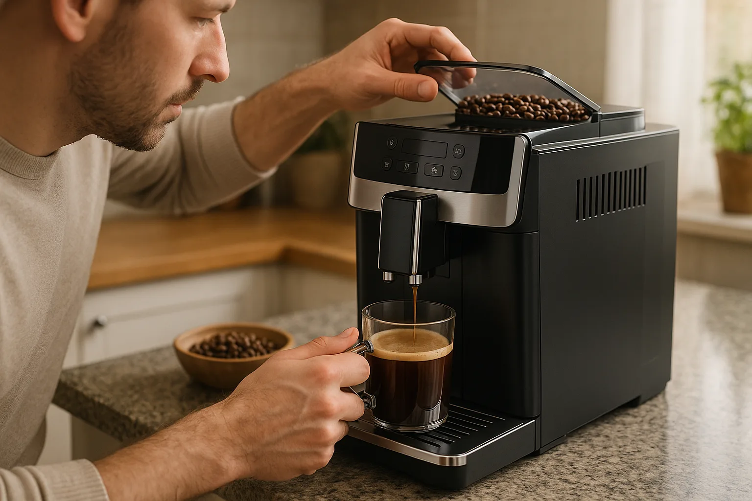 Machine à café à grains : quelle taille de réservoir choisir ? — Impact de la Taille du Réservoir sur l'Entretien